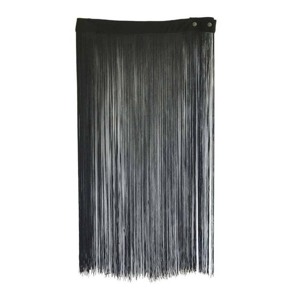 Nomia FW/14 Black Fringe Snap-Closure Belt - Picture 1 of 9